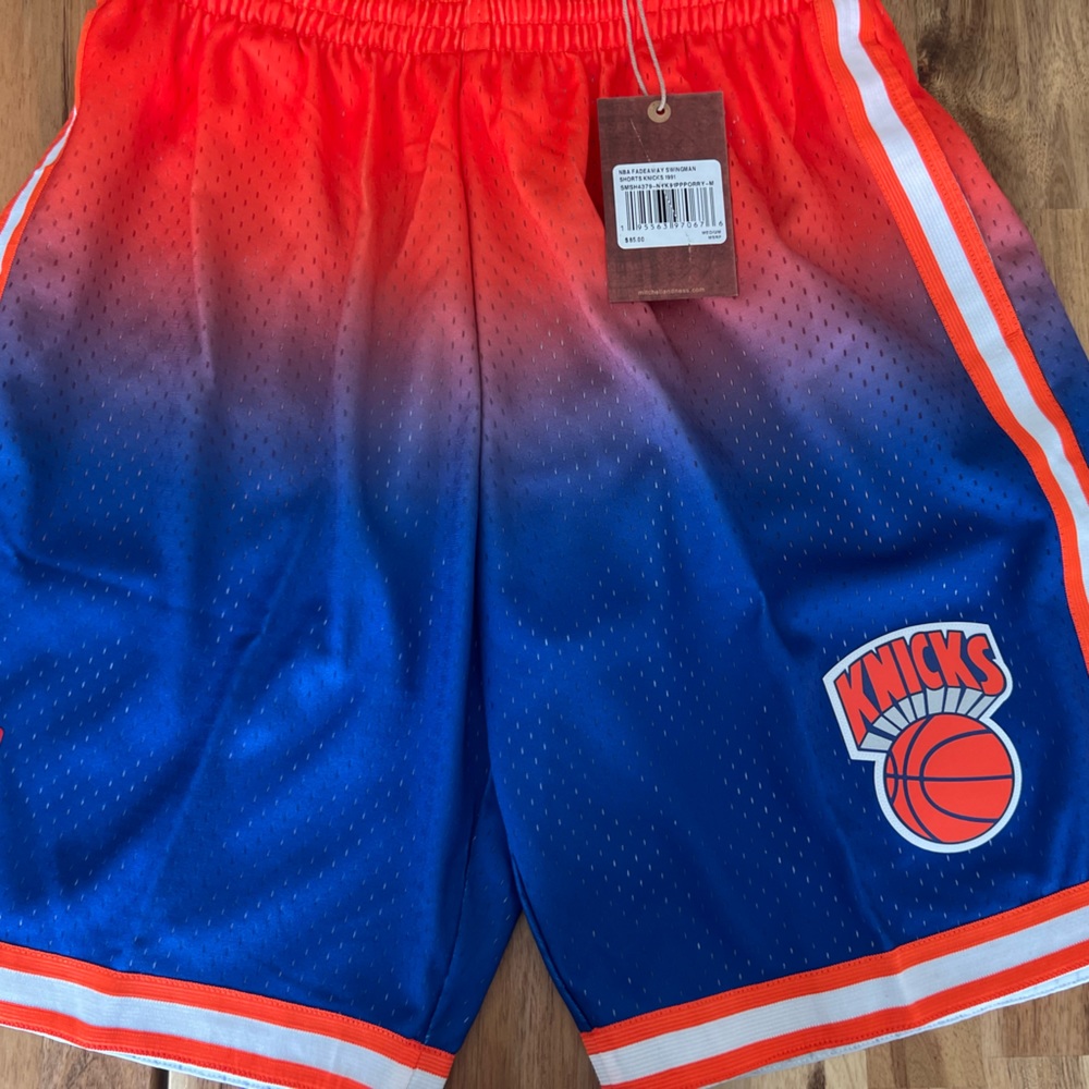 Knicks fadaway mitchell and ness shorts